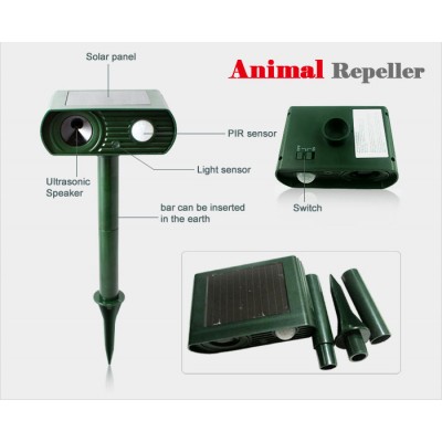 GH-191A solar most effective bird Scare pest repeller for lawn